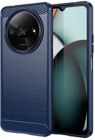 Gigapack GP-155709 szilikon telefonvédő ütésállóság, karbon minta, sötétkék kép