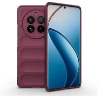 Gigapack GP-155797 Realme 12 pro plus 5g  szilikon telefonvédő ütésállóság, 3d, bordó kép