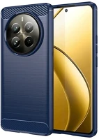 Gigapack GP-155884 szilikon telefonvédő ütésállóság, karbon minta, sötétkék kép