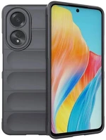 Gigapack GP-156011 Oppo a58 4g szilikon telefonvédő tok, sötétszürke (gp-156011) kép