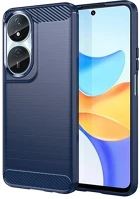 Gigapack GP-156038 szilikon telefonvédő ütésállóság, karbon minta, sötétkék kép