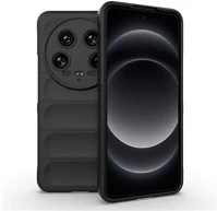 Gigapack GP-156108 Xiaomi 14 ultra 5g  szilikon telefonvédő ütésállóság, 3d, fekete kép