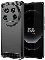 Gigapack GP-156119 szilikon telefonvédő ütésállóság, karbon minta, fekete kép