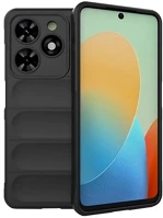 Gigapack GP-157783 Tecno spark go 2024 4g  szilikon telefonvédő ütésállóság, 3d, fekete kép
