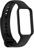 Gigapack GP-158398 Redmi smart band 2  pótszíj egyedi méret, szilikon, fekete kép