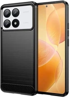 Gigapack GP-158639 szilikon telefonvédő ütésállóság, karbon minta, fekete kép
