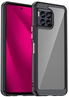 Gigapack GP-158974 szilikon telefonvédő ütésállóság, átlátszó hátlap, fekete kép