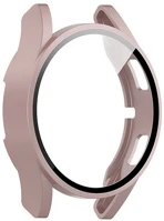 Gigapack GP-159346 Samsung watch 4 40 mm  műanyag keret bumper, ütésállóság + kijelzővédő üveg, rózsaszín kép