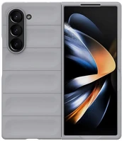 Gigapack GP-159393 Samsung z fold6  műanyag telefonvédő ütésállóság, 3d, világosszürke kép