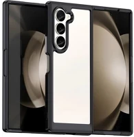Gigapack GP-159534 szilikon telefonvédő ütésállóság, átlátszó hátlap, fekete kép