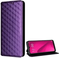Gigapack GP-159778 T phone 2 5g  tok álló, bőr hatású flip, prémium, lila kép