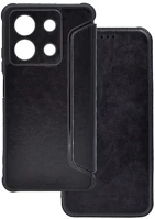 Gigapack GP-159790 Redmi note 13 5g  tok álló, bőr hatású flip, kameravédő, fekete kép