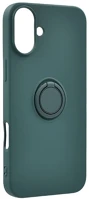 Gigapack GP-160092 Iphone 16 5g  szilikon telefonvédő tartógyűrű, kameravédő, sötétzöld kép