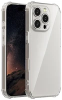 Gigapack GP-160142 Iphone 16 pro max 5g  szilikon telefonvédő ütésállóság, légpárnás sarok, átlátszó kép