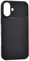 Gigapack GP-160151 Iphone 16 5g  szilikon telefonvédő ütésállóság, karbon minta, fekete kép