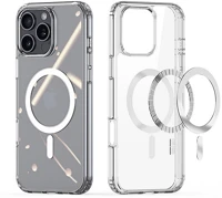 Gigapack GP-160164 Iphone 16 pro max 5g szilikon telefonvédő ütésállóság, magsafe, átlátszó kép