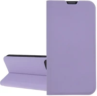 Gigapack GP-160298 Iphone 16 pro 5g  tok álló, bőr hatású flip, kártyazseb, lila kép