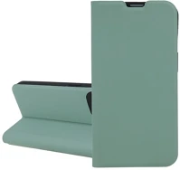 Gigapack GP-160306 Iphone 16 pro 5g  tok álló, bőr hatású flip, kártyazseb, világoszöld kép