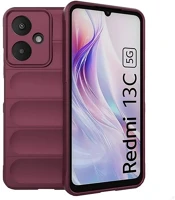 Gigapack GP-160970 Redmi 13c 5g szilikon telefonvédő ütésállóság, 3d, bordó kép