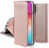 Gigapack GP-161029 Oppo reno11 f 5g  tok álló, bőr hatású flip, rombusz, rozéarany kép