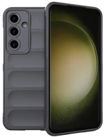 Gigapack GP-161653 Samsung s24 fe 5g  szilikon telefonvédő ütésállóság, 3d, sötétszürke kép