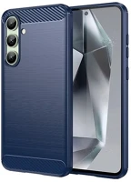 Gigapack GP-161670 szilikon telefonvédő ütésállóság, karbon minta, sötétkék kép