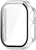Gigapack GP-162658 Apple watch series 10 46mm  műanyag keret bumper, ütésállóság + kijelzővédő üveg, ezüst kép