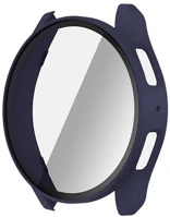 Gigapack GP-162690 Samsung watch 7 esim 44mm  műanyag keret bumper, ütésállóság + kijelzővédő üveg, sötétkék kép