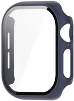Gigapack GP-162695 Apple watch series 10 42mm  műanyag keret bumper, ütésállóság + kijelzővédő üveg, sötétkék kép