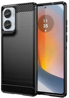 Gigapack GP-162763 szilikon telefonvédő ütésállóság, karbon minta, fekete kép