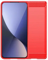 Gigapack GP-162769 Honor x6b  szilikon telefonvédő ütésállóság, karbon minta, piros kép