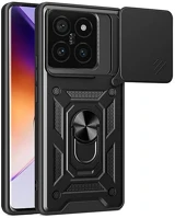 Gigapack GP-162896 Xiaomi 14t pro 5g  defender szilikon telefonvédő ütésállóság, kameravédő, fekete kép