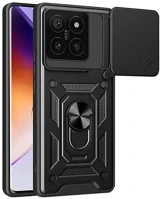 Gigapack GP-162897 Xiaomi 14t 5g  defender szilikon telefonvédő ütésállóság, kameravédő, fekete kép