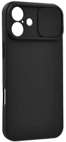 Gigapack GP-163052 Iphone 16 plus 5g  szilikon telefonvédő matt, kameravédő, fekete kép