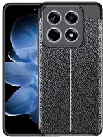 Gigapack GP-163084 Xiaomi 14t 5g  szilikon telefonvédő ütésállóság, varrás minta, fekete kép