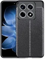 Gigapack GP-163085 szilikon telefonvédő ütésállóság, varrás minta, fekete kép