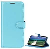 Gigapack GP-163122 Xiaomi 14t pro 5g  tok álló, bőr hatású flip, prémium, mentakék kép