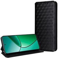 Gigapack GP-163154 Iphone 16 pro 5g  tok álló, bőr hatású flip, prémium, fekete kép