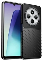 Gigapack GP-163293 Redmi 14c 4g  szilikon telefonvédő ütésállóság, dombor minta, fekete kép