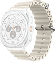 Gigapack GP-163488 Samsung watch ultra esim 47mm  pótszíj egyedi méret, hullám, bézs kép