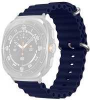 Gigapack GP-163494 Samsung watch ultra esim 47mm  pótszíj egyedi méret, hullám, sötétkék kép