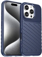 Gigapack GP-163629 szilikon telefonvédő ütésállóság, dombor minta, sötétkék kép