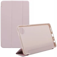 Gigapack GP-163669 Redmi pad se 8.7  tok álló, bőr hatású flip, asztali tartó, rózsaszín kép