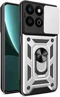 Gigapack GP-163844 defender szilikon telefonvédő ütésállóság, kameravédő, ezüst kép