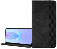 Gigapack GP-163945 Zte blade v50 design 4g  tok álló, bőr hatású flip, mozaik, fekete kép