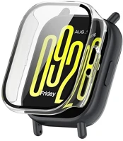 Gigapack GP-164064 Redmi watch 5 active  műanyag keret bumper, ütésállóság + kijelzővédő üveg, átlátszó kép