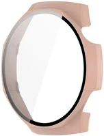 Gigapack GP-164091 Huawei watch gt 5 pro 46mm  műanyag keret bumper, ütésállóság + kijelzővédő üveg, rózsaszín kép