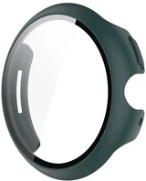 Gigapack GP-164107 Google pixel watch 3 41mm  műanyag keret bumper, ütésállóság + kijelzővédő üveg, sötétzöld kép