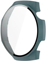 Gigapack GP-164109 Huawei watch gt 5 pro 46mm  műanyag keret bumper, ütésállóság + kijelzővédő üveg, sötétzöld kép