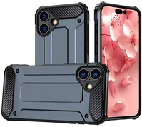 Gigapack GP-164420 defender szilikon telefonvédő ütésállóság, fémhatás, sötétkék kép